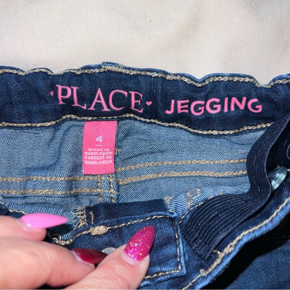 The‎ Children's Place Dark Blue Girls Jeggings 4T